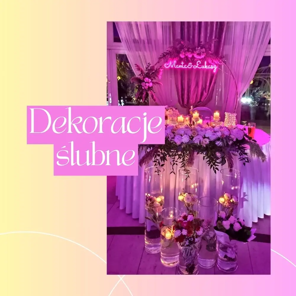 Dekoracje ślubne