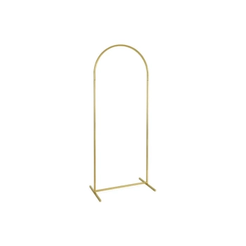 Wynajem złoty owalny stelaż dekoracyjny 120cm/200cm